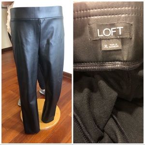 Loft pleather leggings
